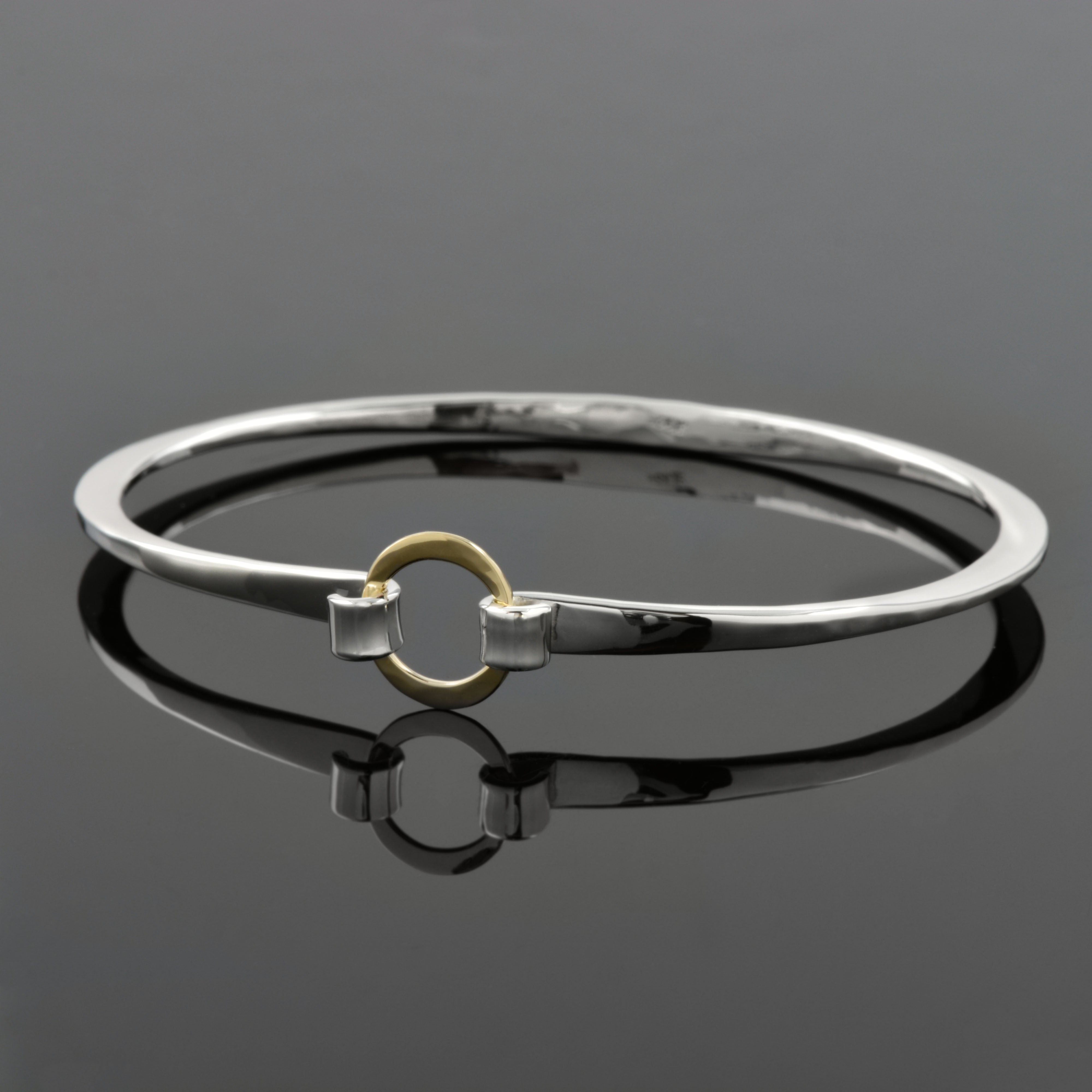 Handmade Silver and Gold "Ring" Bracelet
