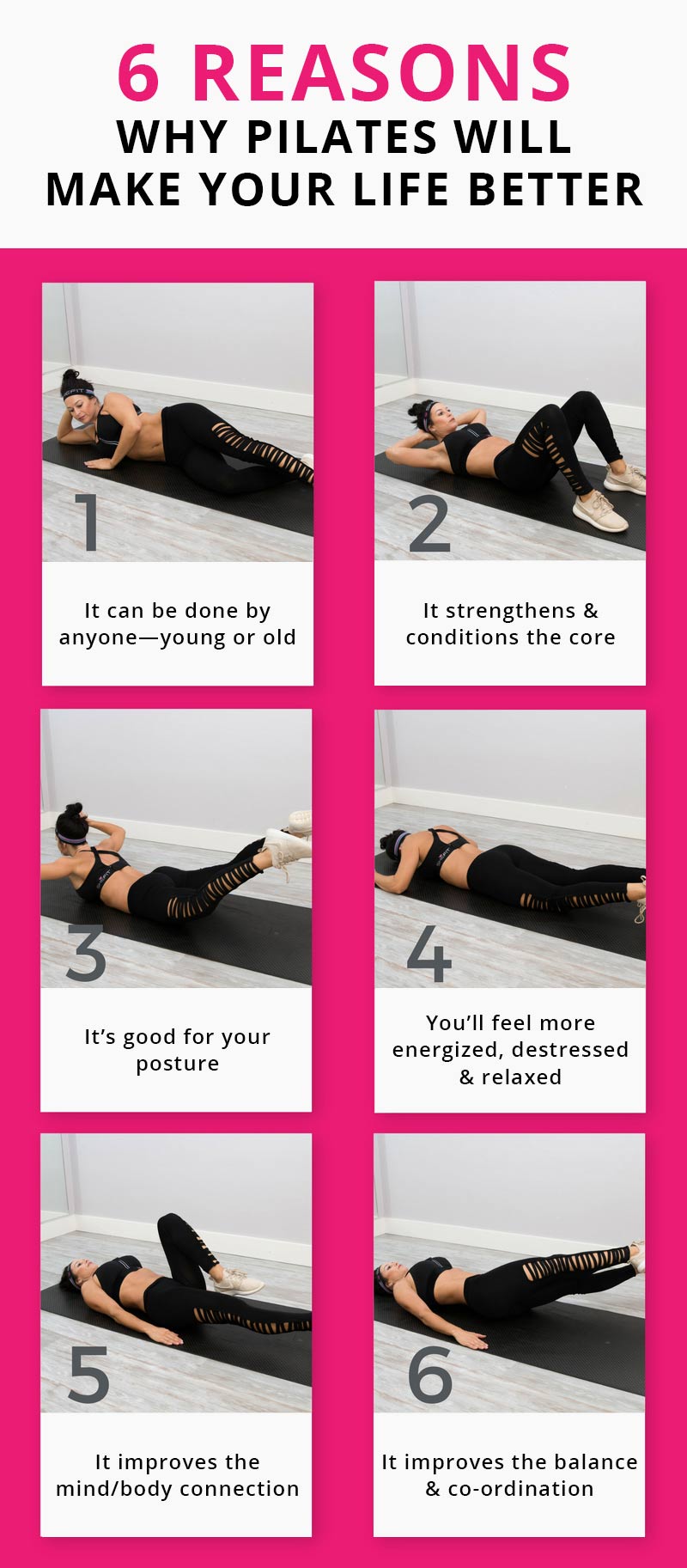 At-Home Pilates for Beginners - Increase Your Flexibility - SHEFIT