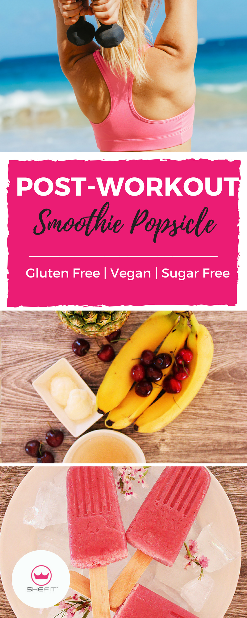 Easy DIY Homemade Greek Yogurt Smoothie Popsicle Recipes for Weight Loss : There’s no better way to cool down post-workout than with a gluten free popsicle filled with fruity ingredients to help you in your muscle recovery. Vegan, anti-inflammatory, and sugar-free! 