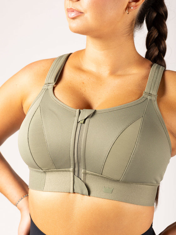 Women Sports Bra Front Buckle Padded bra Wide Strap