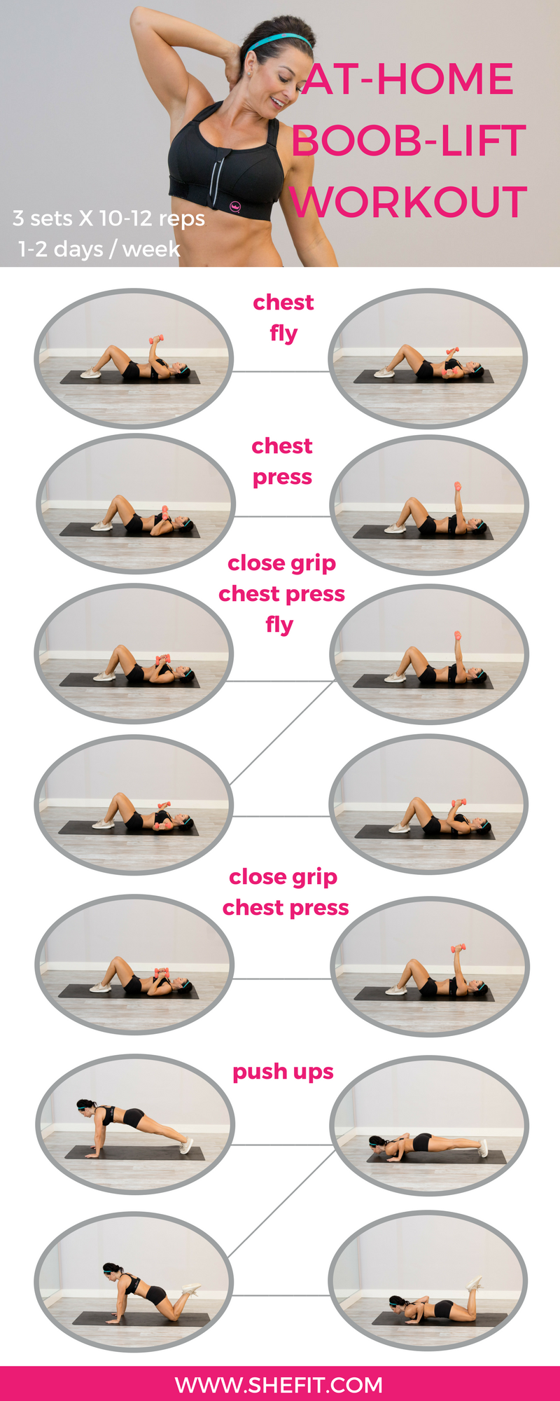Weight Training Your Chest Muscles Will Enhance The Look Of Your Breasts So If You Re One Of