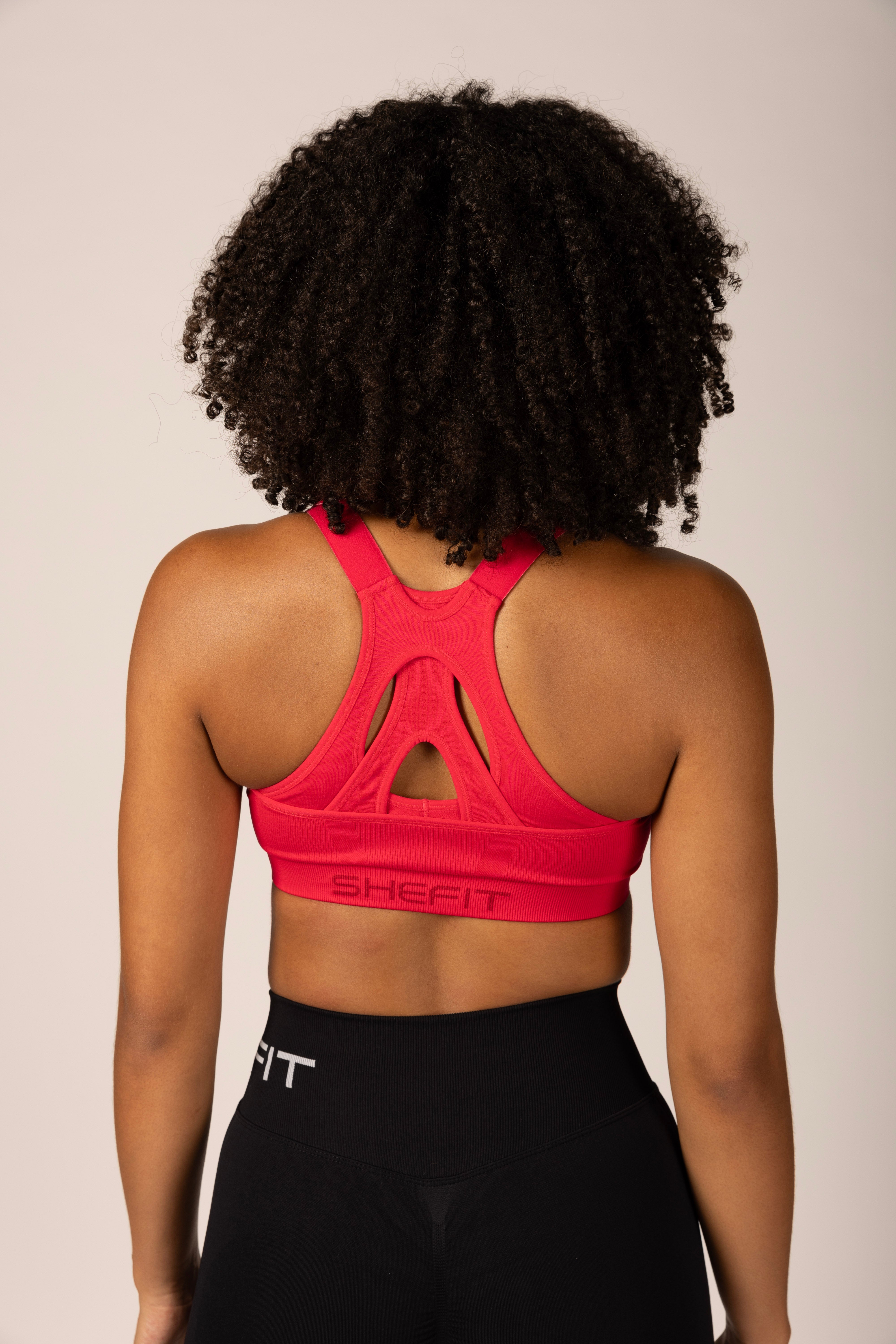 Black Veda Low Impact Sports Bra, Women's Tops