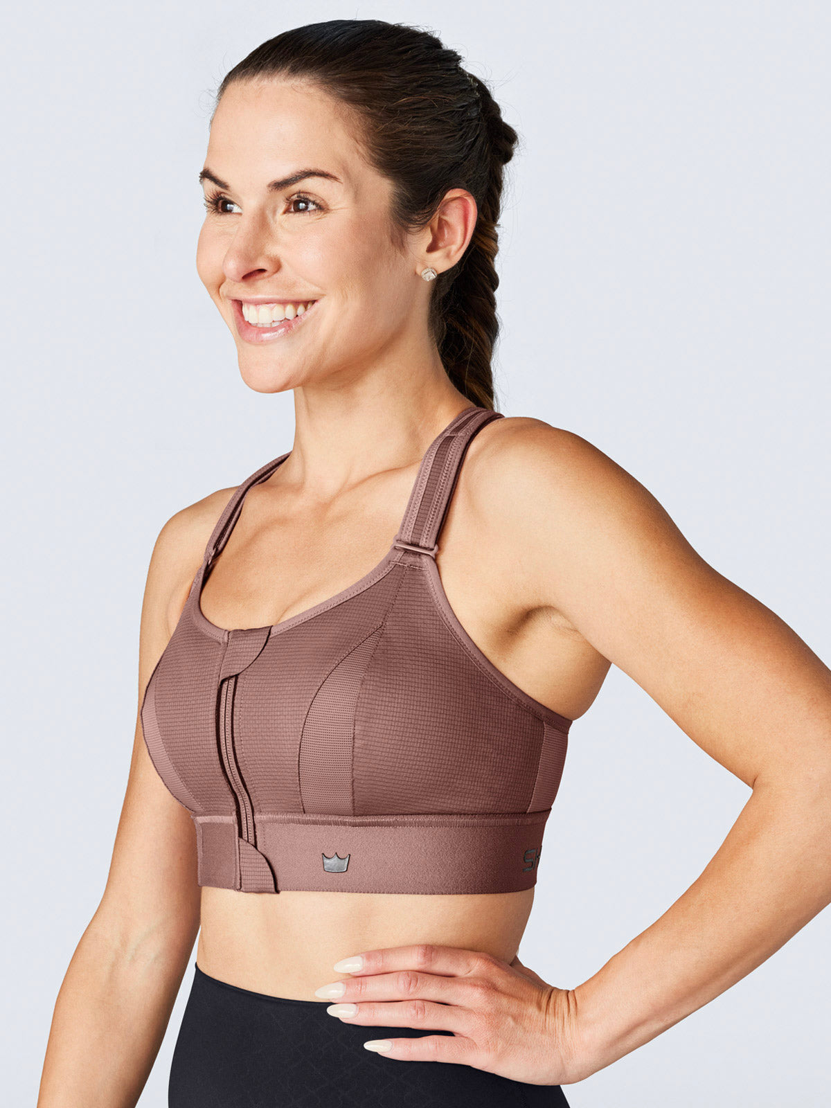 adviicd She Fit Sports Bras Women's Front Closure Plus Size Full