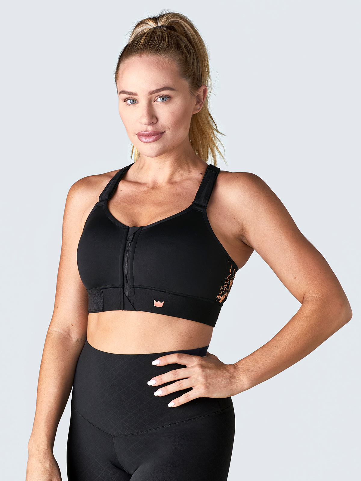 Ultimate Sports Bra, Front Close Adjustable High Impact