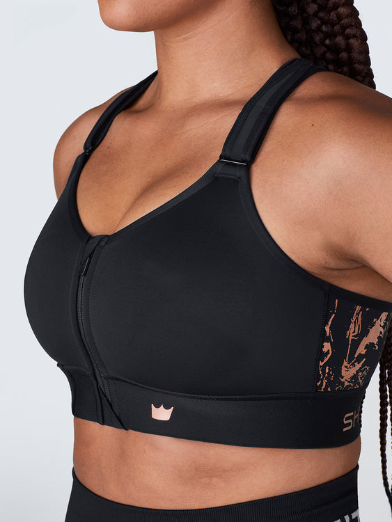 Shefit Ultimate Sports Bra High Impact Max Support Zip Front Adjustable Sz  Luxe – IBBY