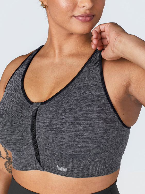Ultimate Sports Bra, Front Close Adjustable High Impact