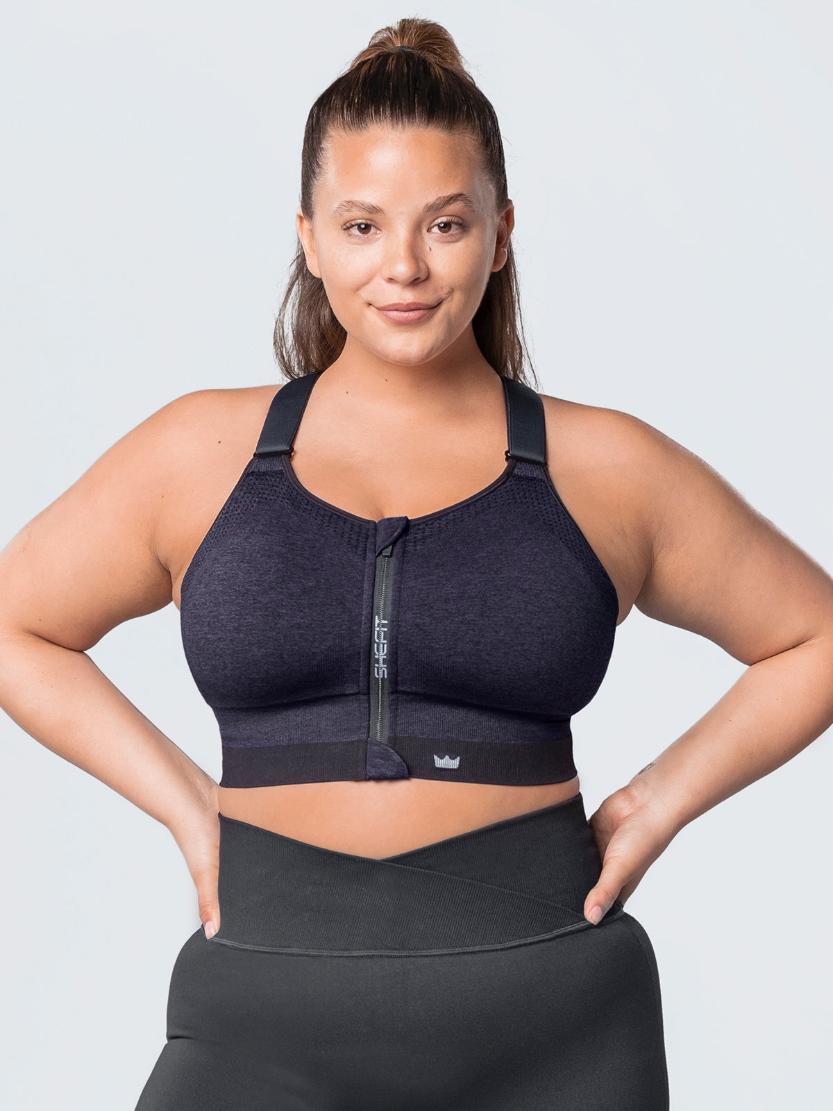 Razzi Fidel High-Impact Sports Bra for Women - No Bounce, Busty- Friendly,  Compression Fit Black (US, Alpha, Small, Regular, Regular) at   Women's Clothing store