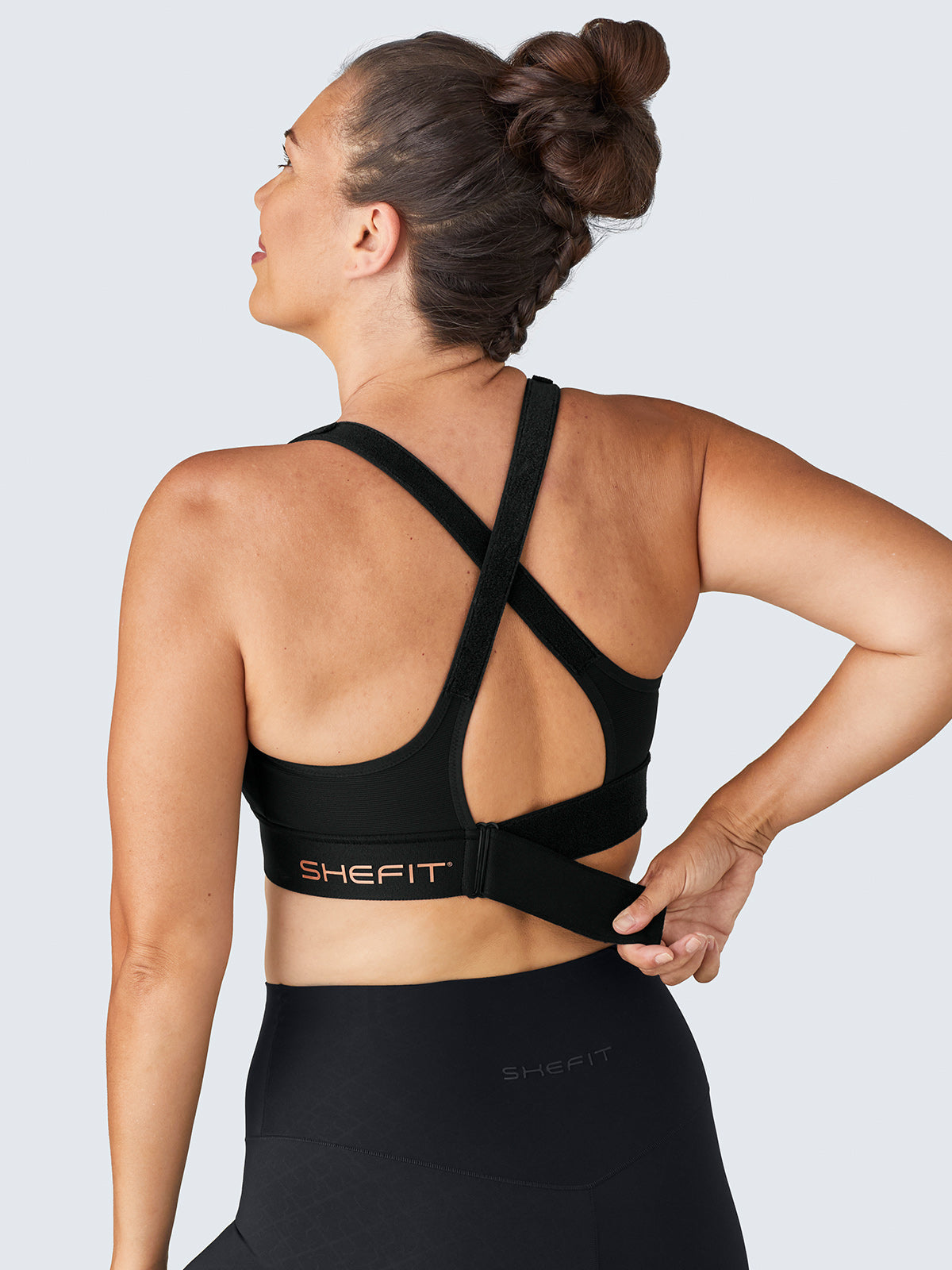 Black Sports Bra Top, Push up Sports Bra, High Impact Sexy Sports