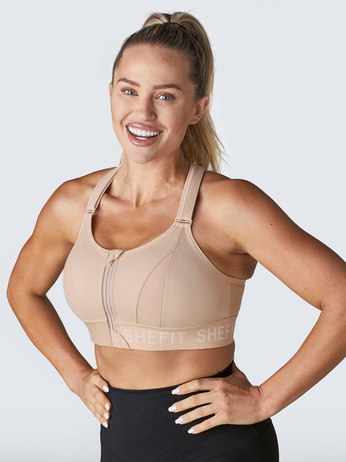 The Ultimate Sports Bra® the only fully adjustable sports bra in cups A-I.  