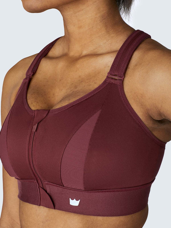 Ultimate Sports Bra, Front Close Adjustable High Impact