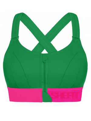 Calia By Carrie Underwood Sports Bra Size Small Stretch Green cross front