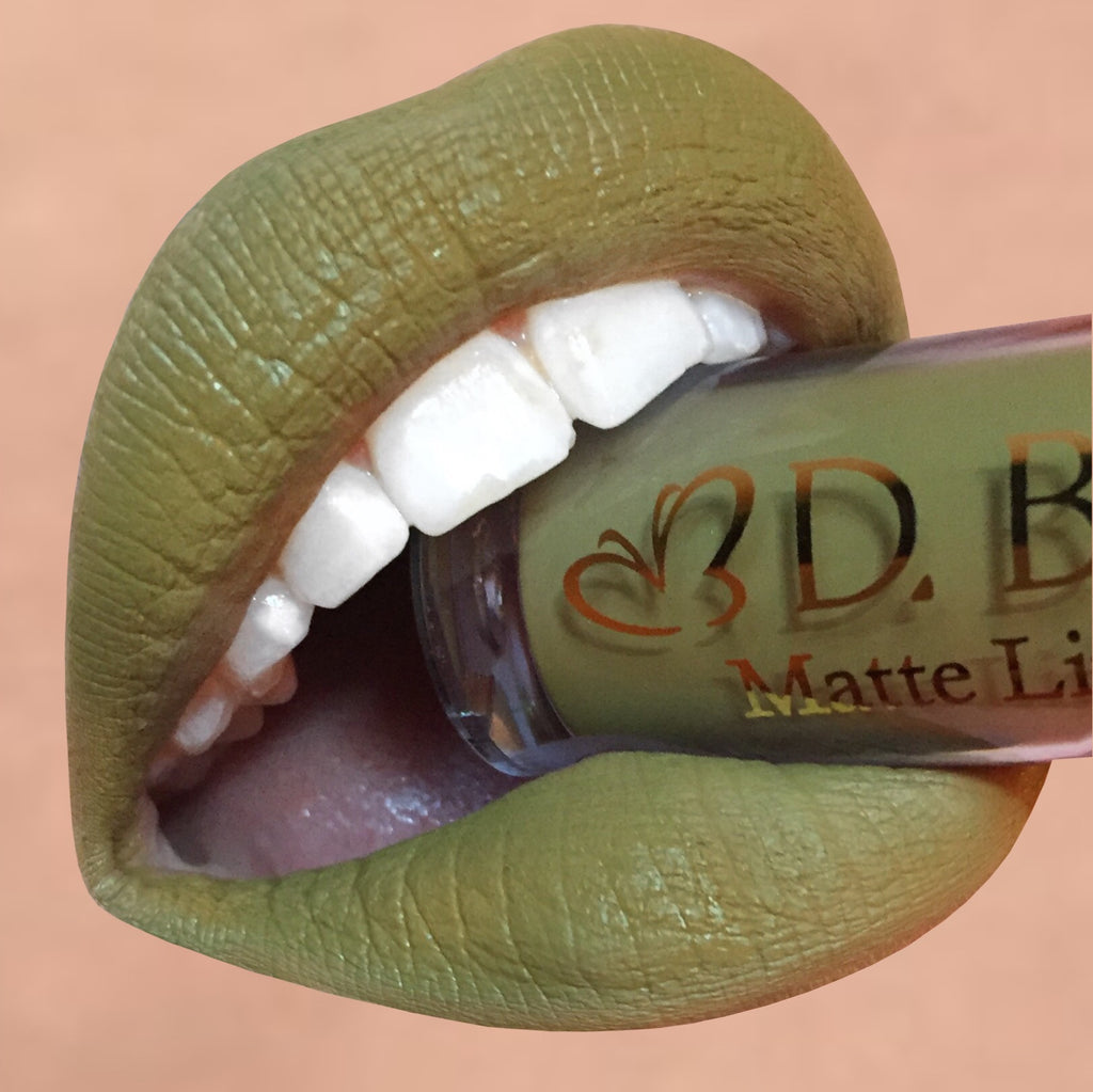 green matte liquid lipstick