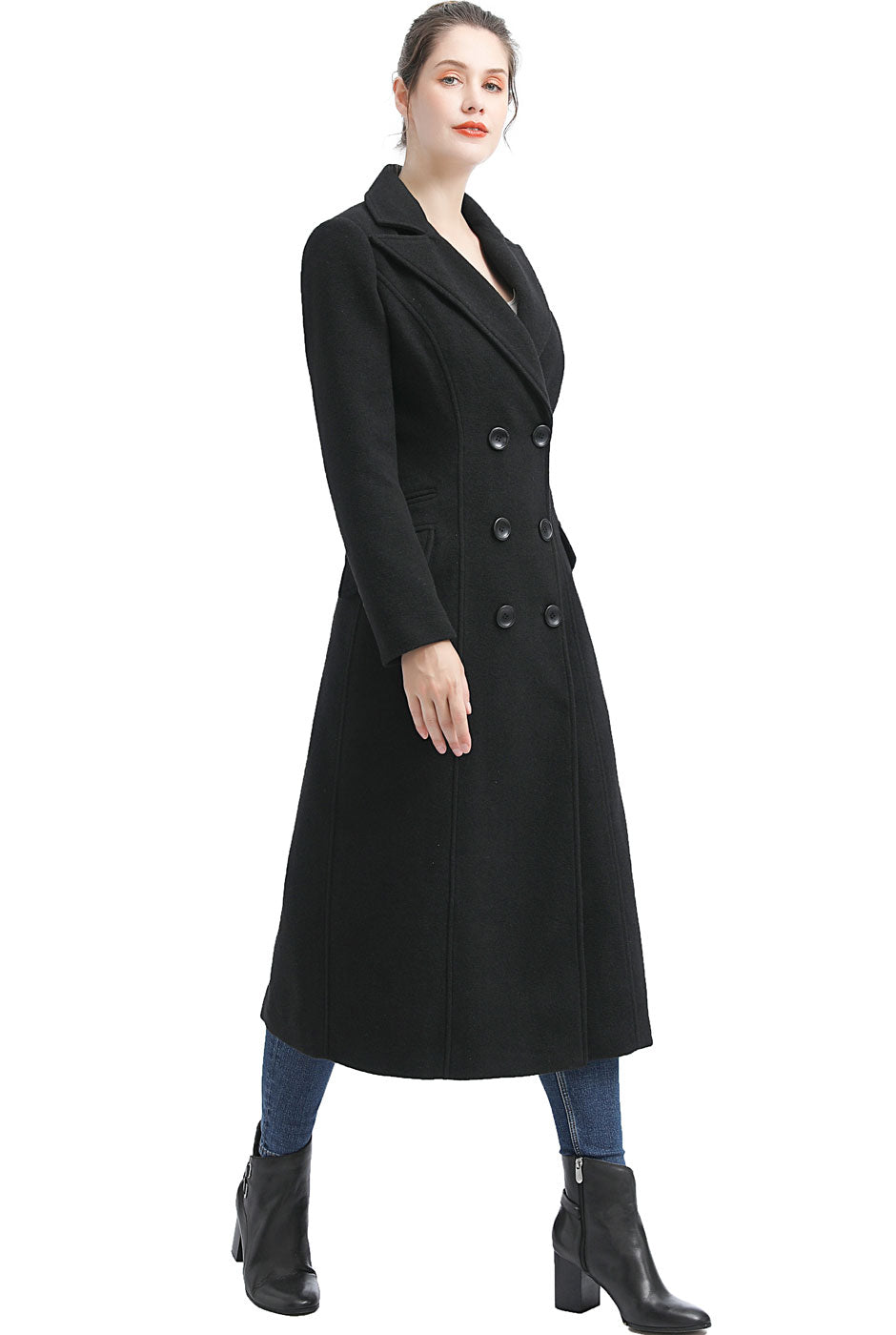 BGSD Women Luz Hooded Wool Pea Coat – Luxury Lane