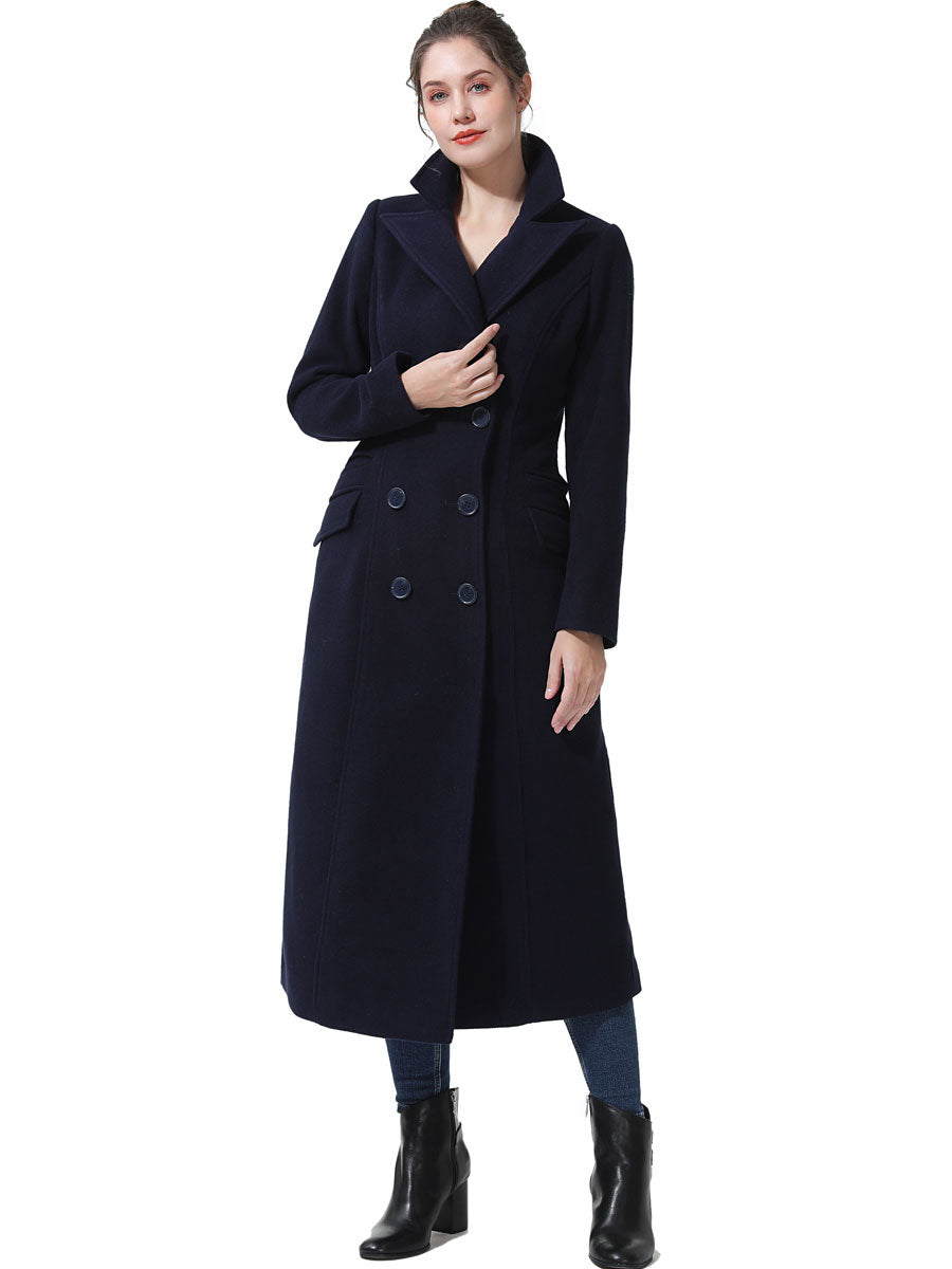 BGSD Women Luz Hooded Wool Pea Coat – Luxury Lane