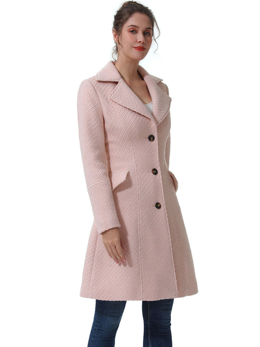 Flared peacoat on sale