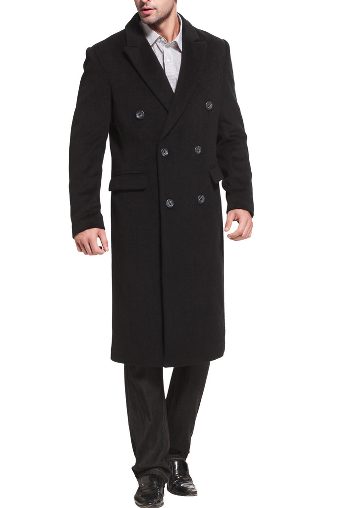 BGSD Men's 'Josh' Wool Blend Double Breasted Walking Coat – Luxury Lane