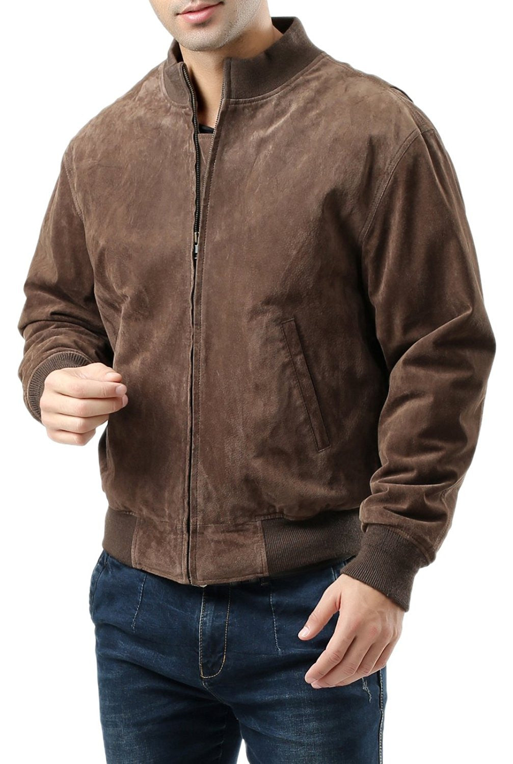 Landing Leathers Men's WWII Suede Leather Tanker Jacket – Luxury Lane