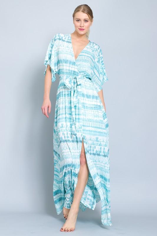 maxi dress kimono