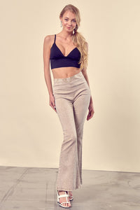 Alcie Buckle Bralette Top - White