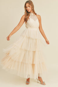 Dinah Tulle Lace Corset Bodice Gown Dress - White – Girls Will Be Girls