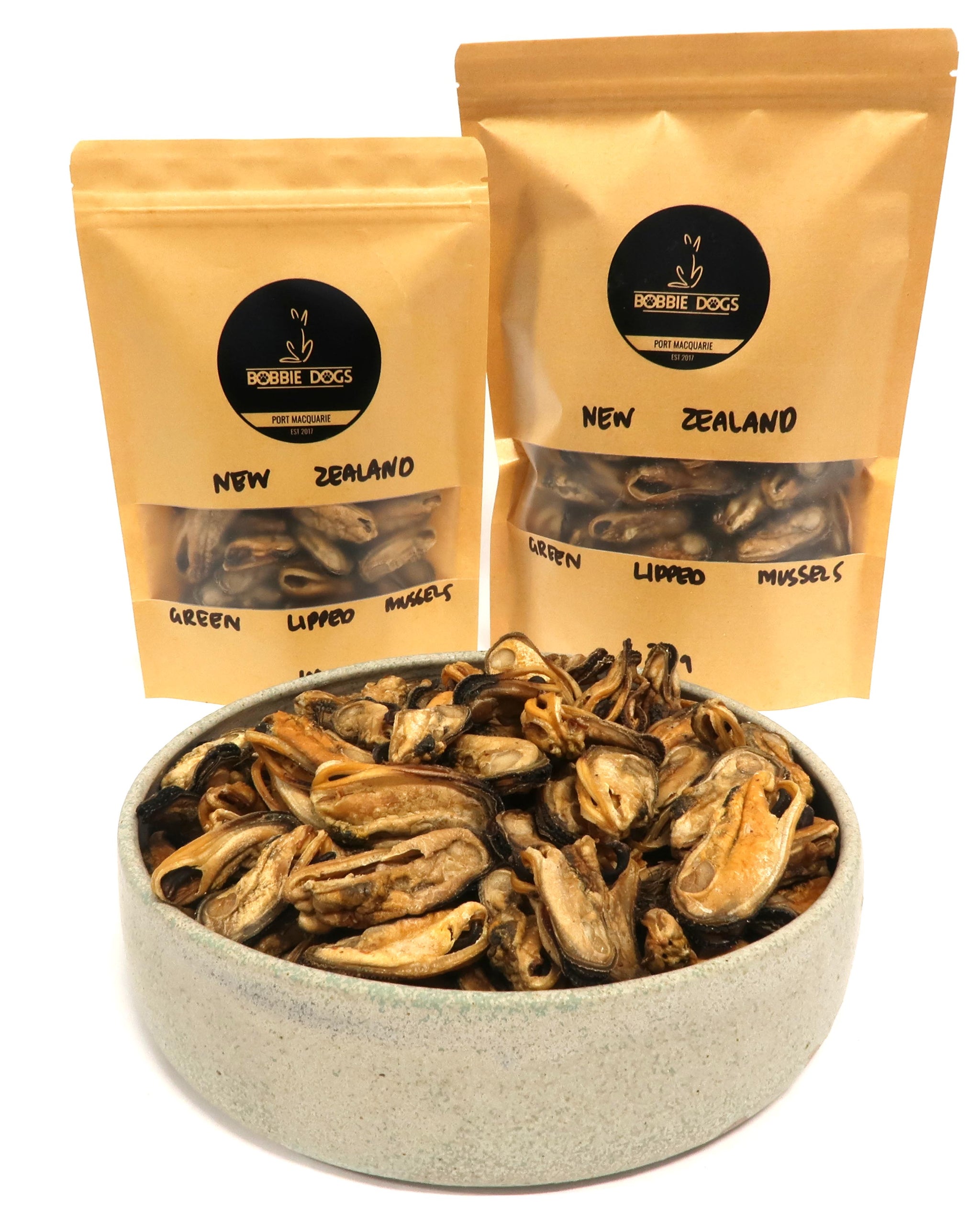 New Zealand Green Lipped Mussels For Dogs | BOBBIE DOGS