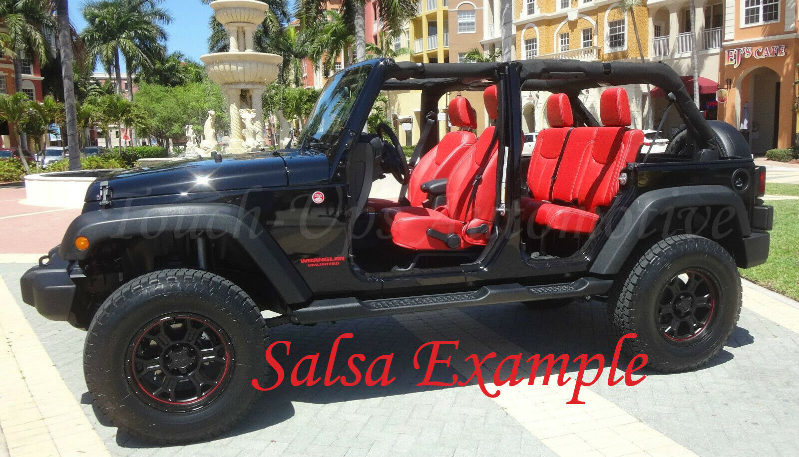 Actualizar 50+ imagen black jeep wrangler with red leather seats