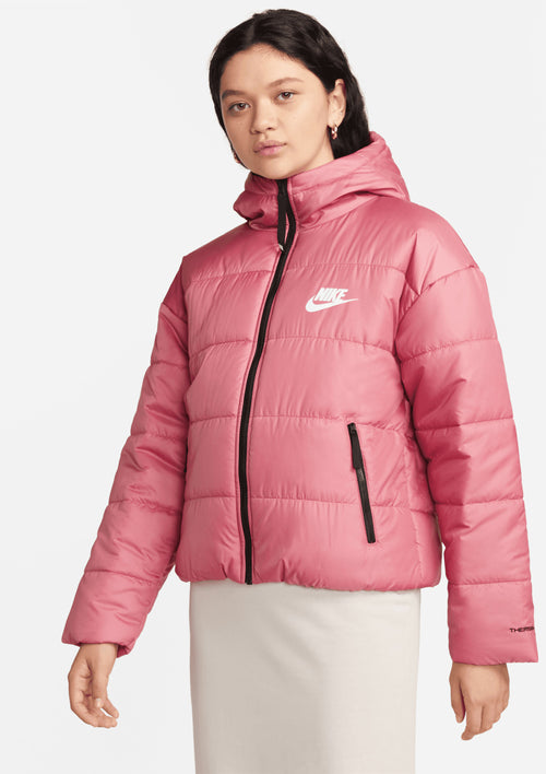 Nike Womens Sportswear Classic Hooded Puffer Jacket White DJ6995 100 – Jim  Kidd Sports