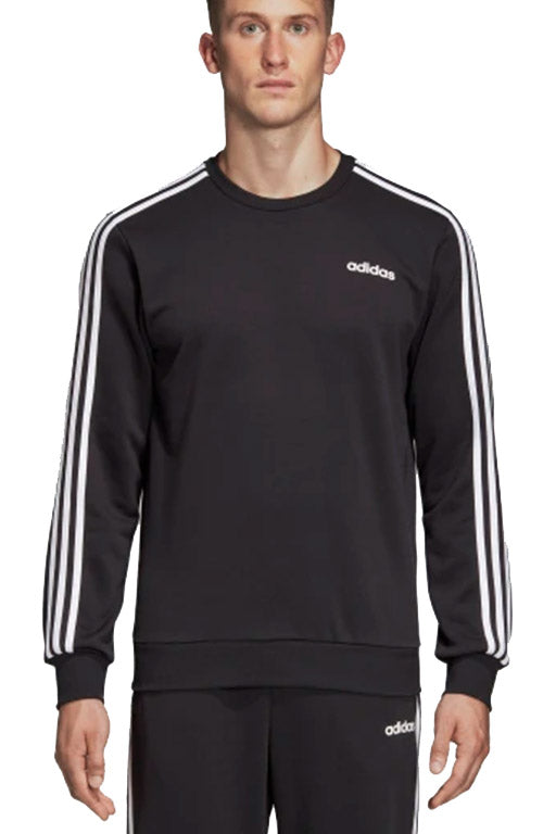 adidas striped crew neck