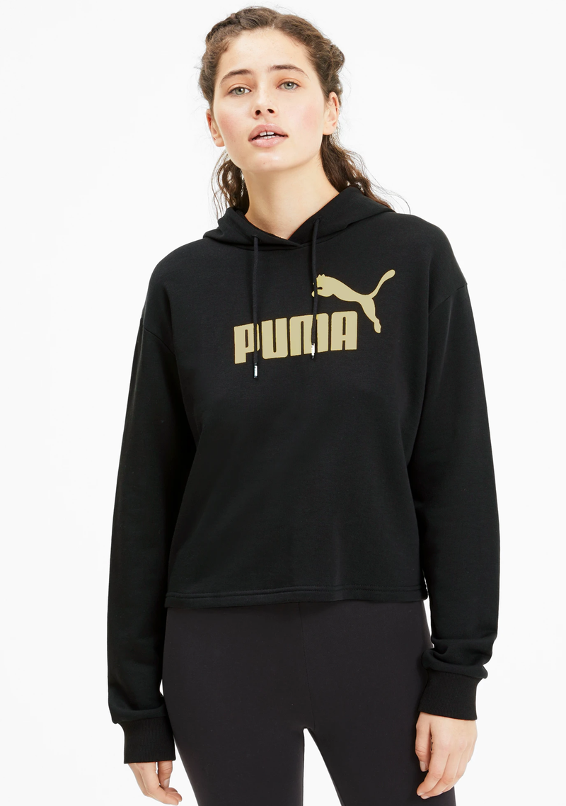clon argumento Recientemente Puma Womens ESS Cropped Metallic Logo Hoodie 586892 01 – Jim Kidd Sports