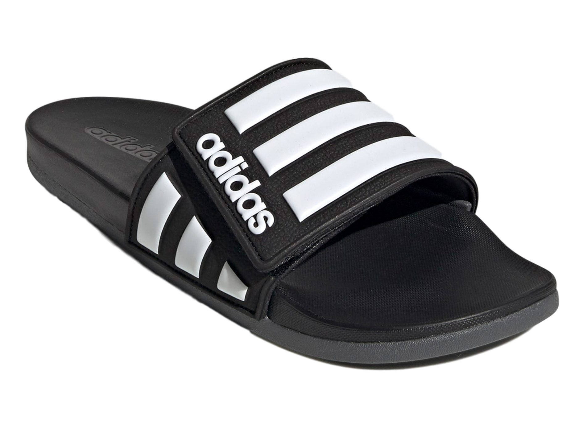 white adidas slides men's