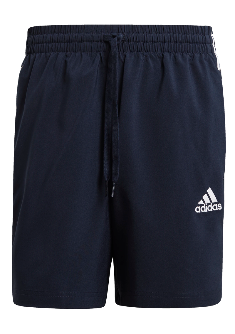 Adidas Mens Aeroready Essentials Chelsea 3-Stripe Shorts Navy GL0023 ...