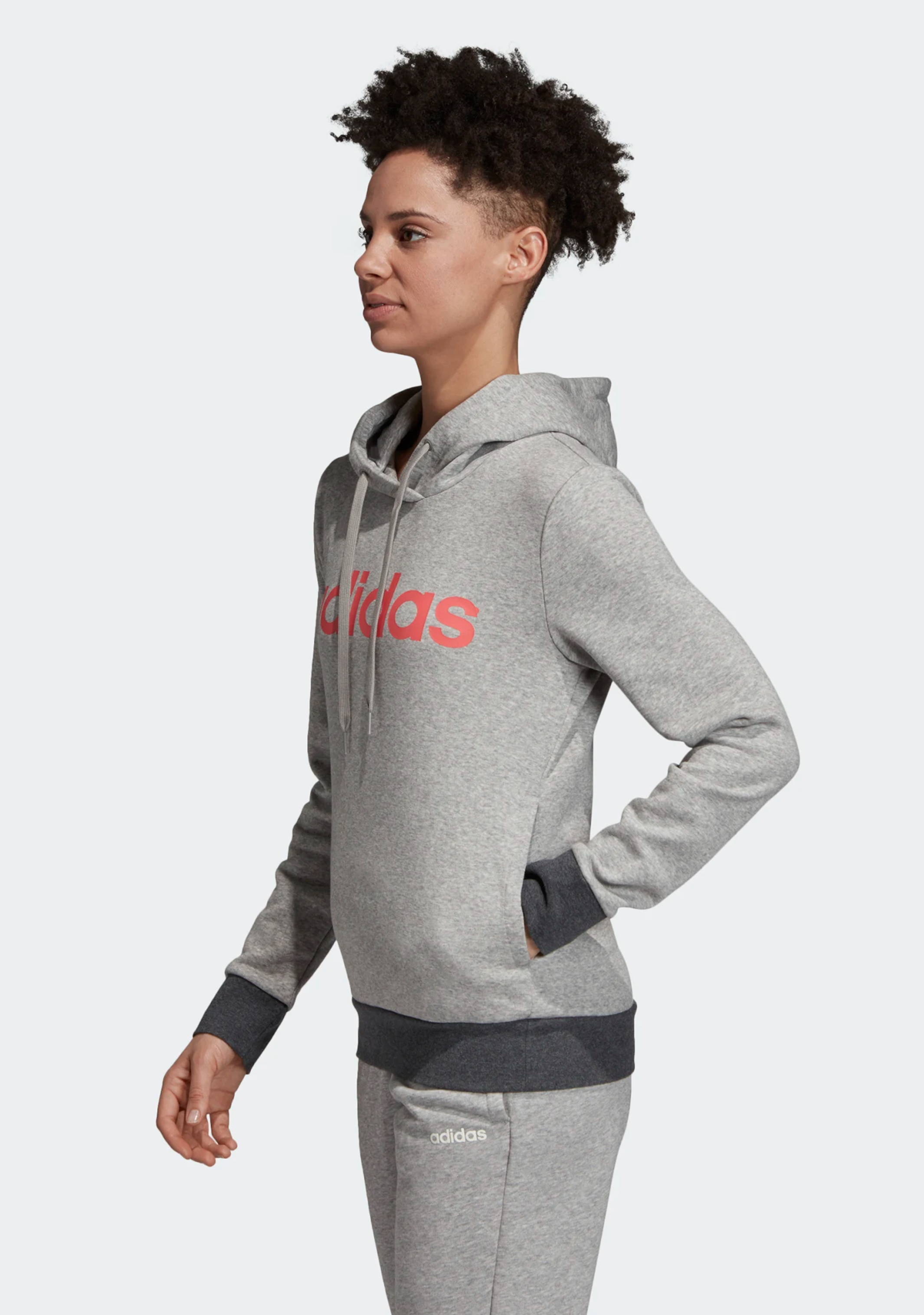 adidas originals linear fleece overhead hoodie junior