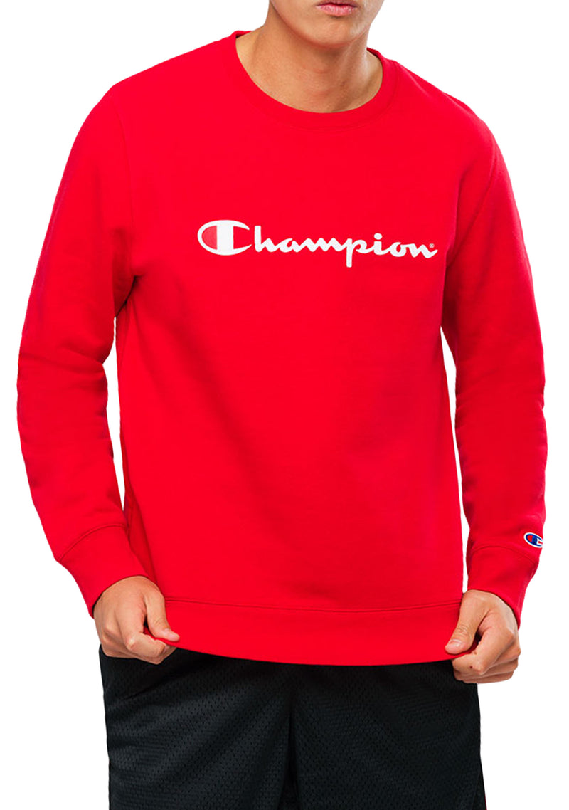 champion long sleeve red