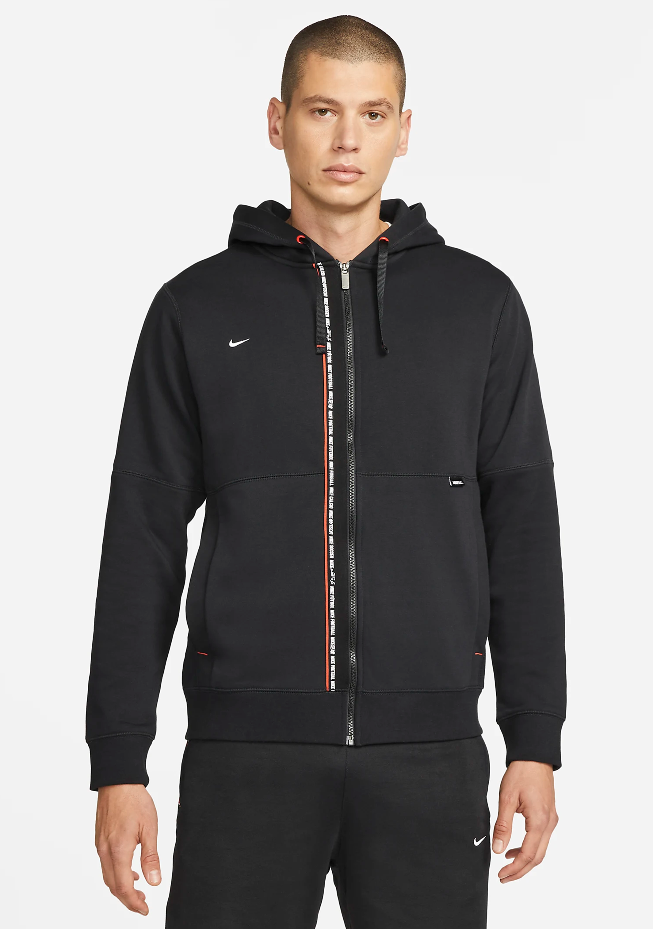 Nike Mens FC Tribuna Full Zip Fleece Hoodie DH9684 010 – Jim Kidd Sports