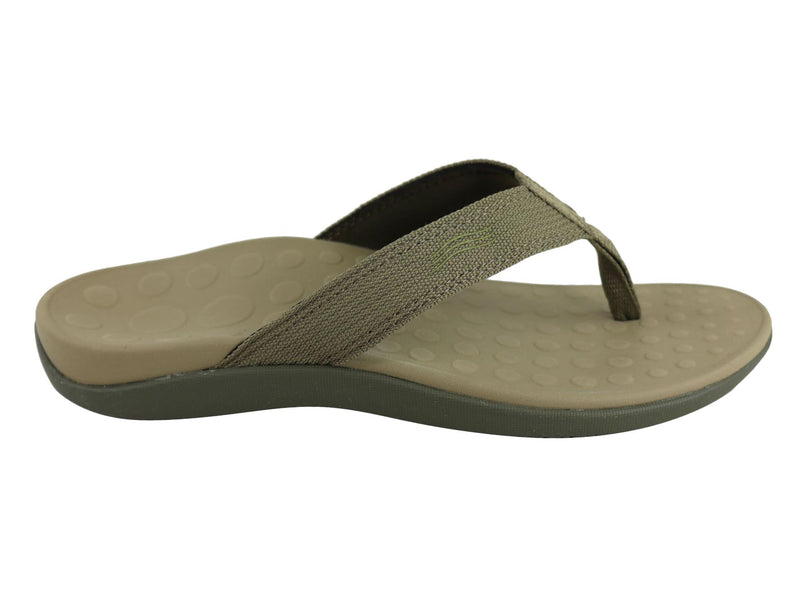 ORTHAHEEL WOMENS WAVE II THONGS IN KHAKI F252831147 – Jim Kidd Sports