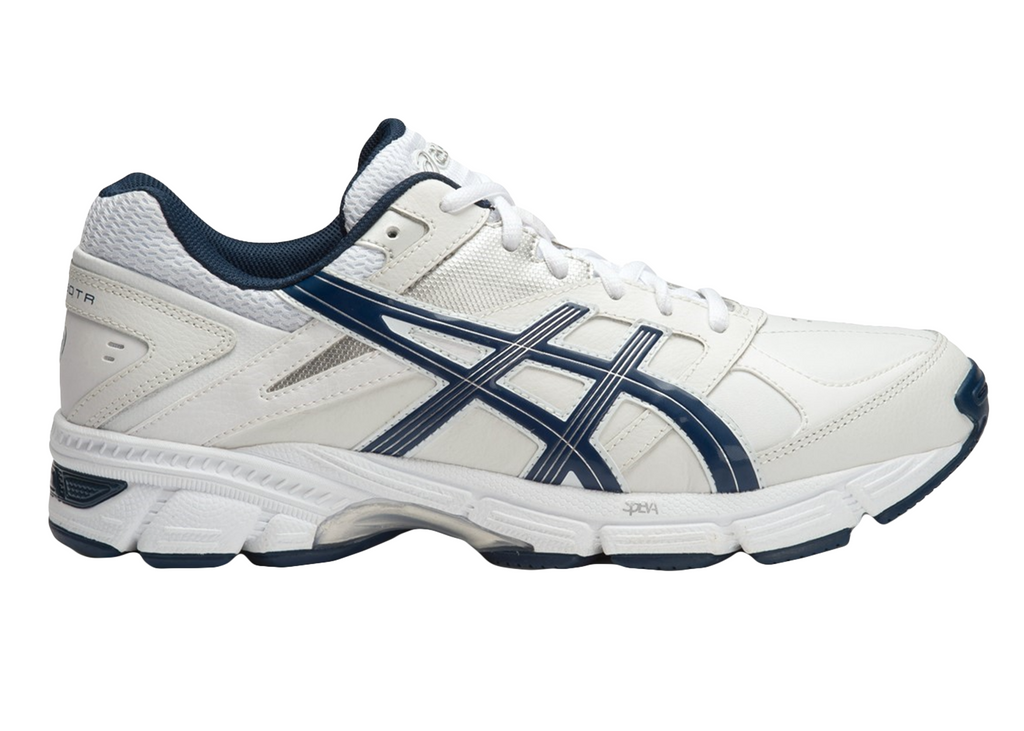 asics mens leather cross trainers