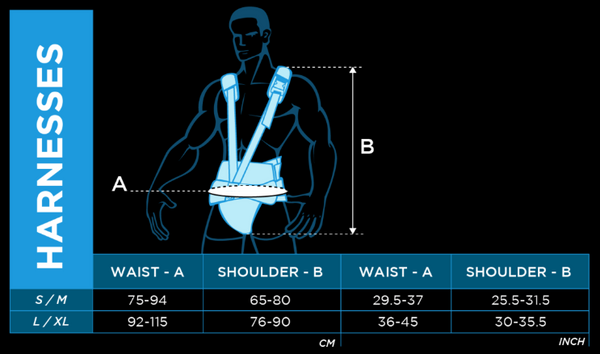 WIP Harness Sizes