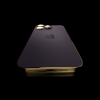iPhone 14 Deep Purple Gold Frame