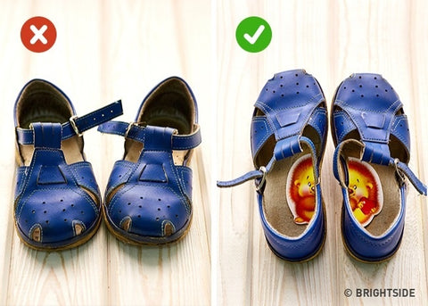 Kids Shoe Stickers To Help Children Put Their Shoes On The Correct Way