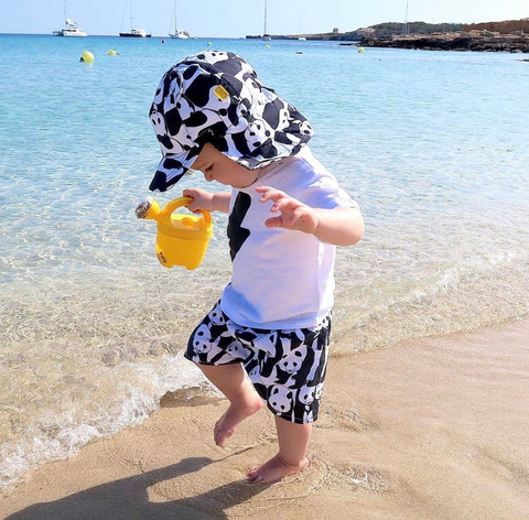 Child playing on the beach recommendation as shown on Little Hotdog Watson blog