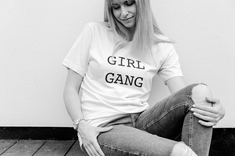 Little Hotdog Watson talk about the perfect family tees, the girl gang tees from Essex Mama