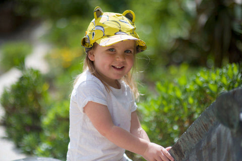 Little Hotdog Watson feature their Banana Print Kids Hat in latest blog