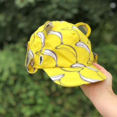 Kids Banana Print Sun Hat