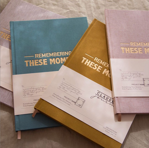 Claude and Co journals for remembering memories from pregnancy