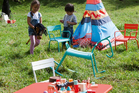Fermob outdoor kids colourful furniture