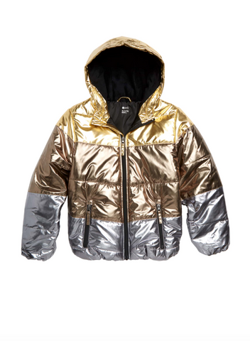 Metallic Nordstrom kids jacket