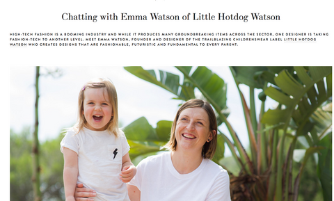 Annick Lau Press Article with an interview of Emma and Harriett Watson from Little Hotdog Watson