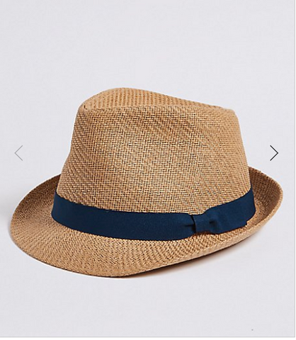 Sun hat for dads from Marks and Spencer as featured on Little Hotdog Watson's beach hat blog