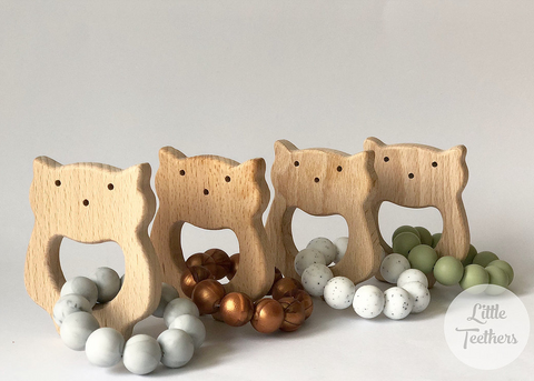 Woodland Baby Bear Teethers