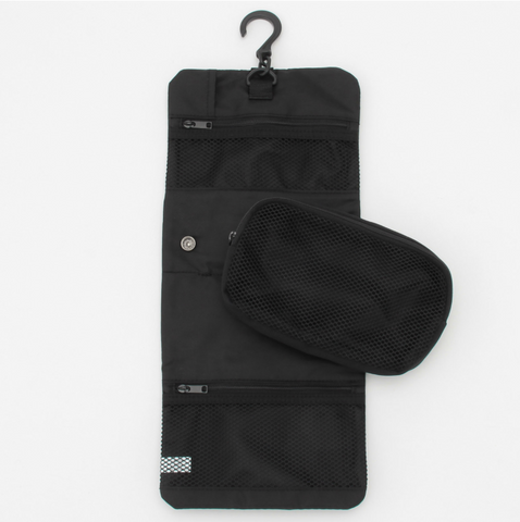 Black Muji Wash Bag with Hook